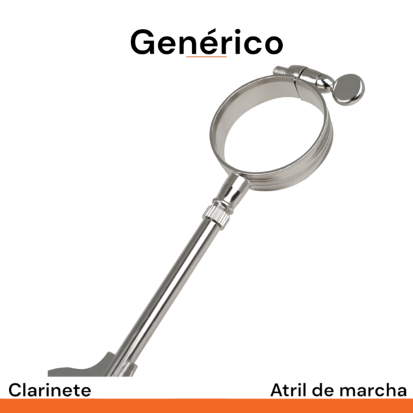 Atril de marcha genérico para clarinete - Imagen 3