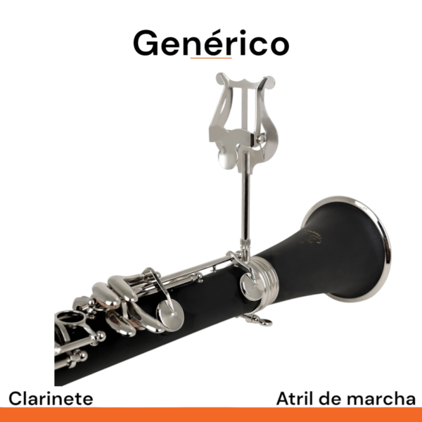 Atril de marcha genérico para clarinete - Imagen 4