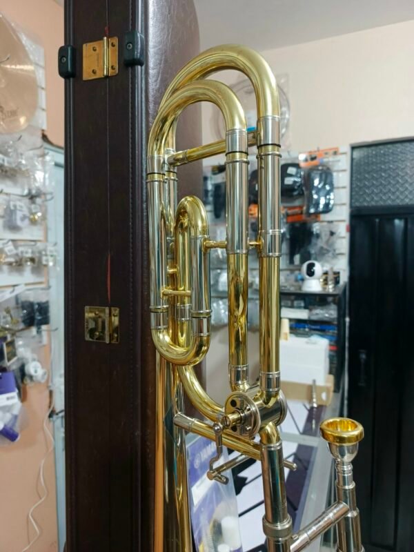 Trombon profesional usado Yamaha Xeno YSL-882UG Made in Japan - Imagen 3