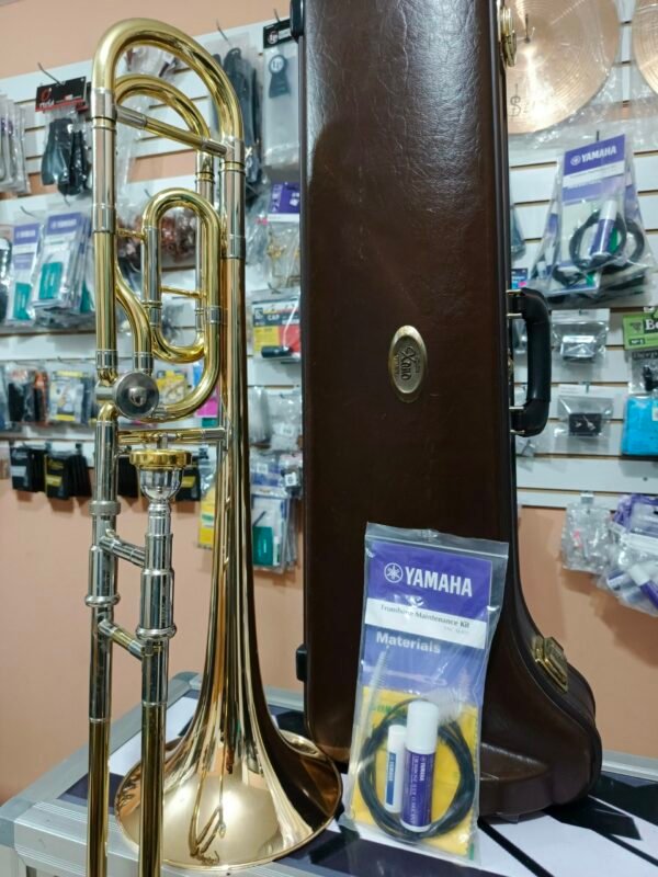 Trombon profesional usado Yamaha Xeno YSL-882UG Made in Japan - Imagen 7