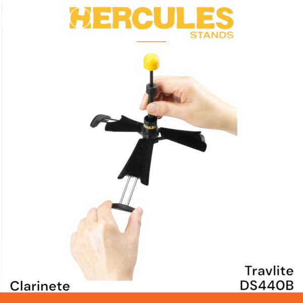 Soporte Stand Hercules DS440B Travlite para clarinete - Imagen 5