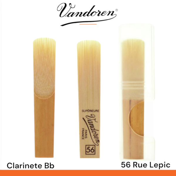 Caña Vandoren 56 Rue Lepic para clarinete Bb - Imagen 2