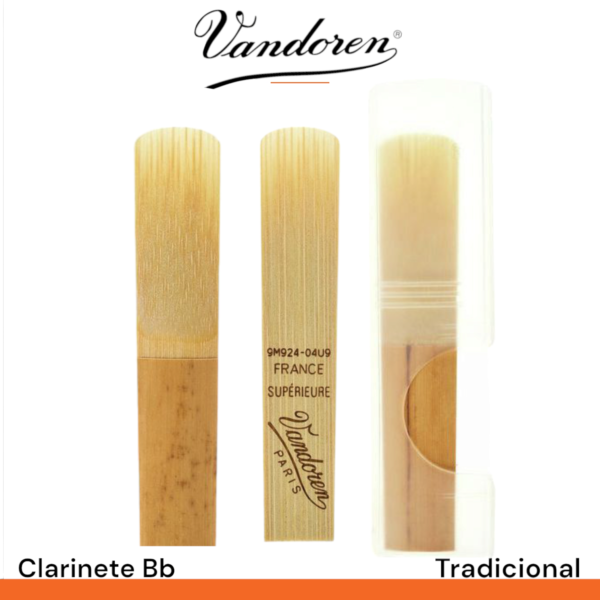 Caja de cañas 10 uds Vandoren Tradicional para clarinete Bb - Imagen 2