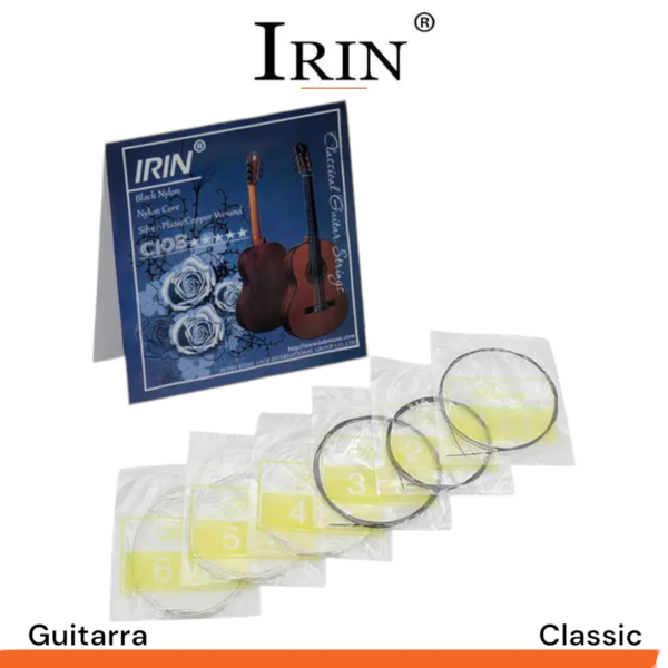 Juego de cuerdas Irin para guitarra clasica - Imagen 2