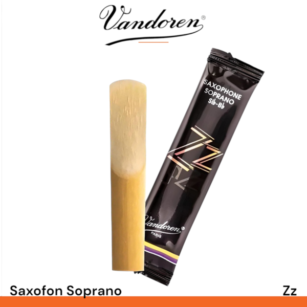 Caja de 10 cañas Vandoren Zz para saxofón soprano - Imagen 2