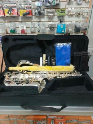 Saxofón alto Eb nuevo Slade designed USA plateado