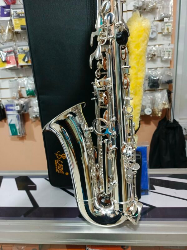 Saxofón alto Eb nuevo Slade designed USA plateado - Imagen 10