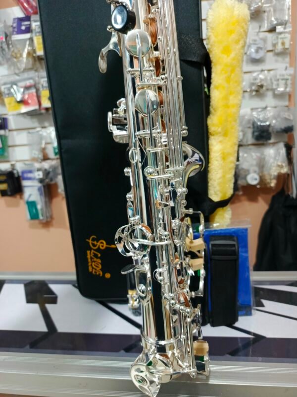 Saxofón alto Eb nuevo Slade designed USA plateado - Imagen 11