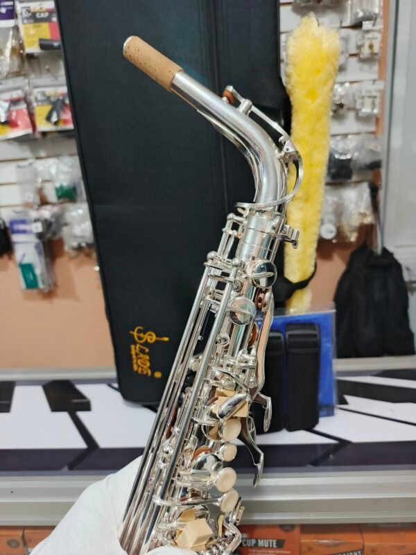 Saxofón alto Eb nuevo Slade designed USA plateado - Imagen 9