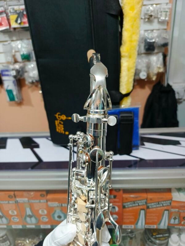 Saxofón alto Eb nuevo Slade designed USA plateado - Imagen 5