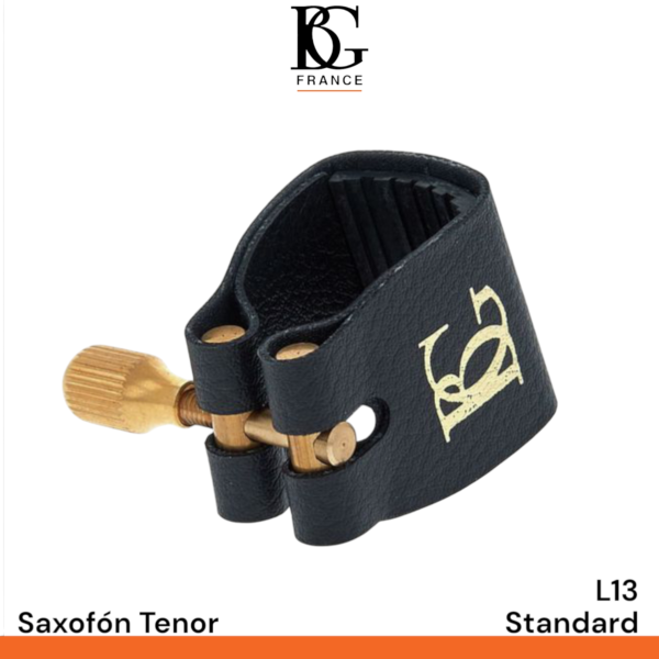 Abrazadera Bg Standard  L13 para saxofón tenor - Imagen 5