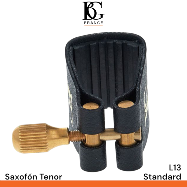Abrazadera Bg Standard  L13 para saxofón tenor - Imagen 4