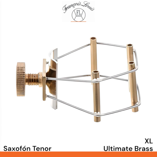 Abrazadera Francois Louis Ultimate Brass XL para saxofón tenor - Imagen 2