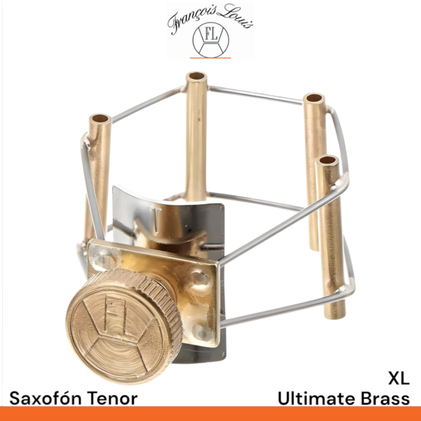 Abrazadera Francois Louis Ultimate Brass XL para saxofón tenor - Imagen 6