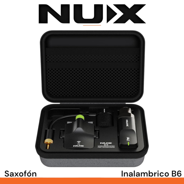 Microfono inalambrico Nux B6 con receptor para saxofon