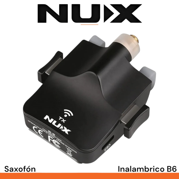 Microfono inalambrico Nux B6 con receptor para saxofon - Imagen 5