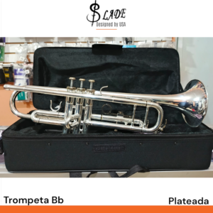 Trompeta Bb Slade designed U.S.A plateada con doble puente