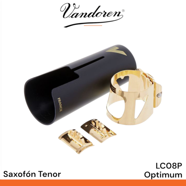 Abrazadera Vandoren Optimum LC08P para saxofón tenor - Imagen 3