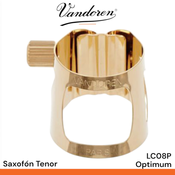 Abrazadera Vandoren Optimum LC08P para saxofón tenor - Imagen 9