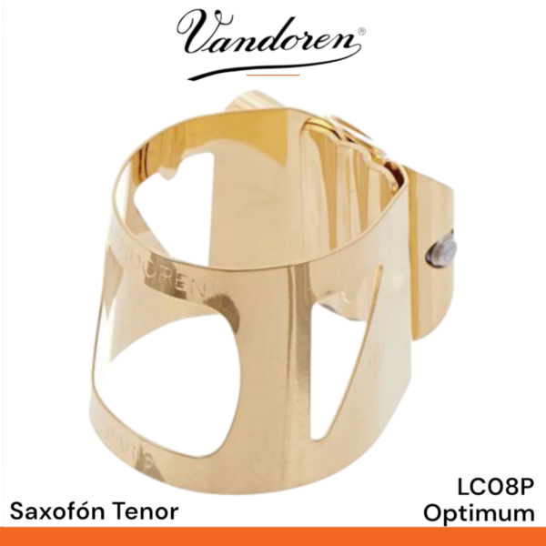 Abrazadera Vandoren Optimum LC08P para saxofón tenor - Imagen 6