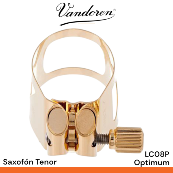 Abrazadera Vandoren Optimum LC08P para saxofón tenor - Imagen 8