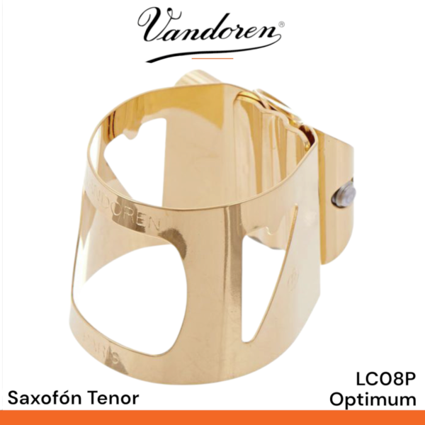 Abrazadera Vandoren Optimum LC08P para saxofón tenor - Imagen 7