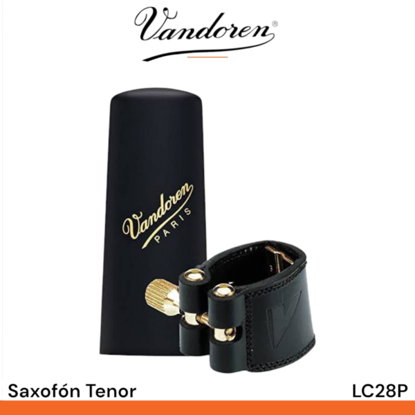 Abrazadera Vandoren LC28P para saxofón tenor - Imagen 2