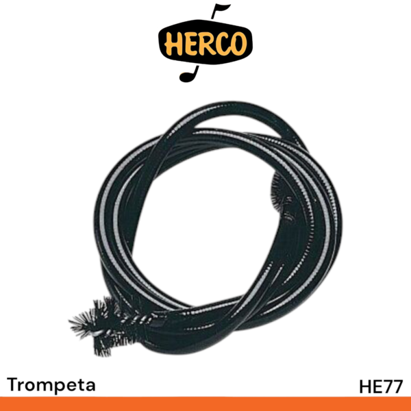Cepillo flexible Herco HE77 para limpieza de trompeta - Imagen 3