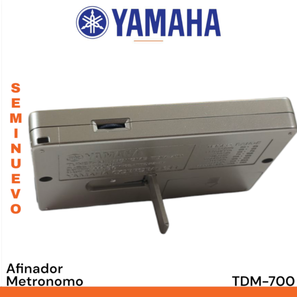 Afinador con metrónomo de instrumentos musicales Yamaha TDM-700 seminuevo - Imagen 5