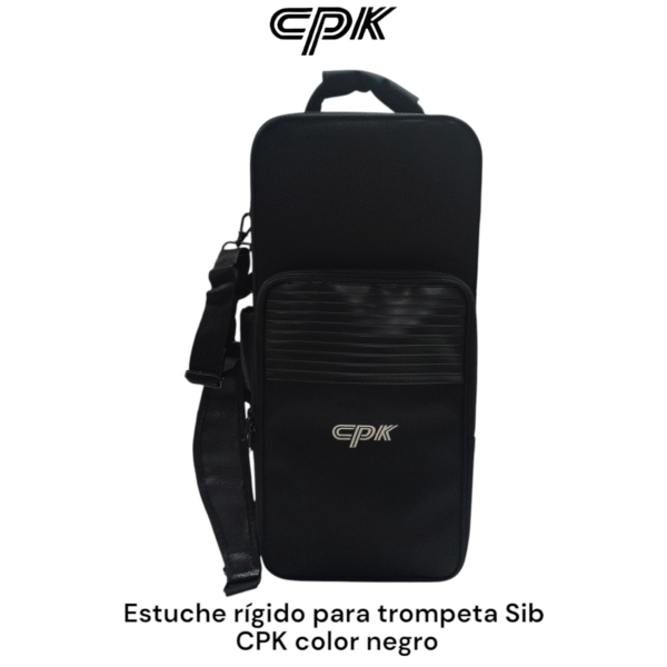 Estuche rígido para trompeta Sib CPK color negro - Imagen 8