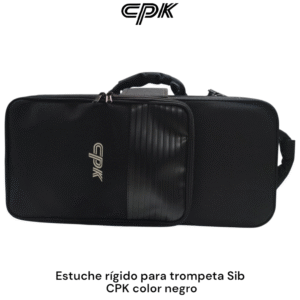 Estuche rígido para trompeta Sib CPK color negro